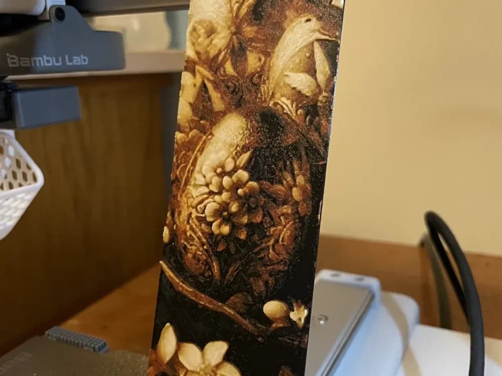 Easter Egg Bookmark by 3D_Forged HueForge model: Easter Egg Bookmark by 3D_Forged