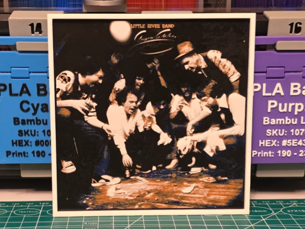 Little River Band "Sleeper Catcher" Album Art by Lumpy3D HueForge model: Little River Band "Sleeper Catcher" Album Art by Lumpy3D