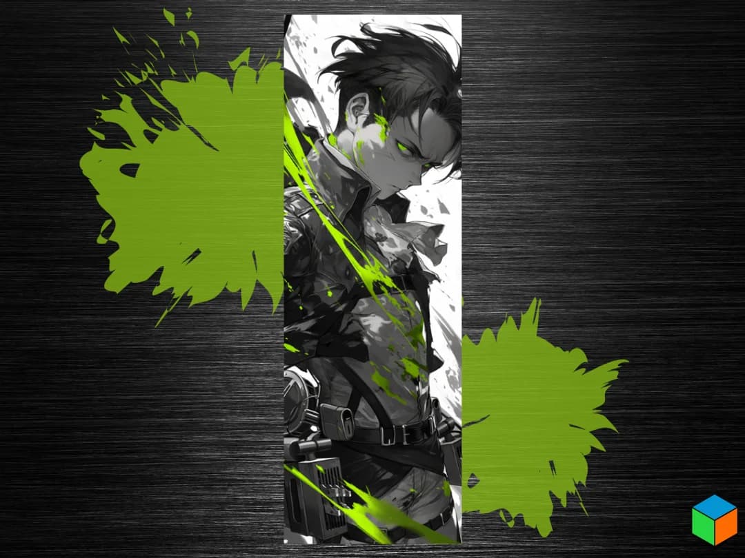 HueForge model: Levi Ackerman Early Access by 3D Prints By Vic