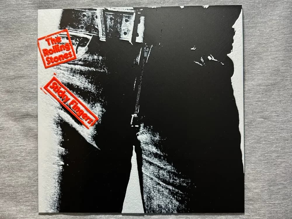 The Rolling Stones Sticky Fingers Album Cover by Hey Ben HueForge model: The Rolling Stones Sticky Fingers Album Cover by Hey Ben