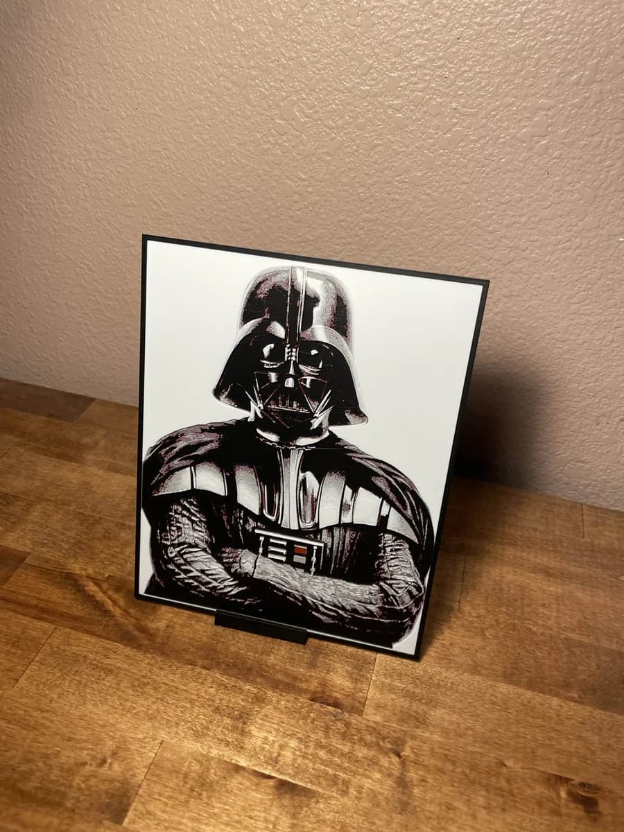 Darth Vader Portrait by Cloudy Nostalgia HueForge model: Darth Vader Portrait by Cloudy Nostalgia