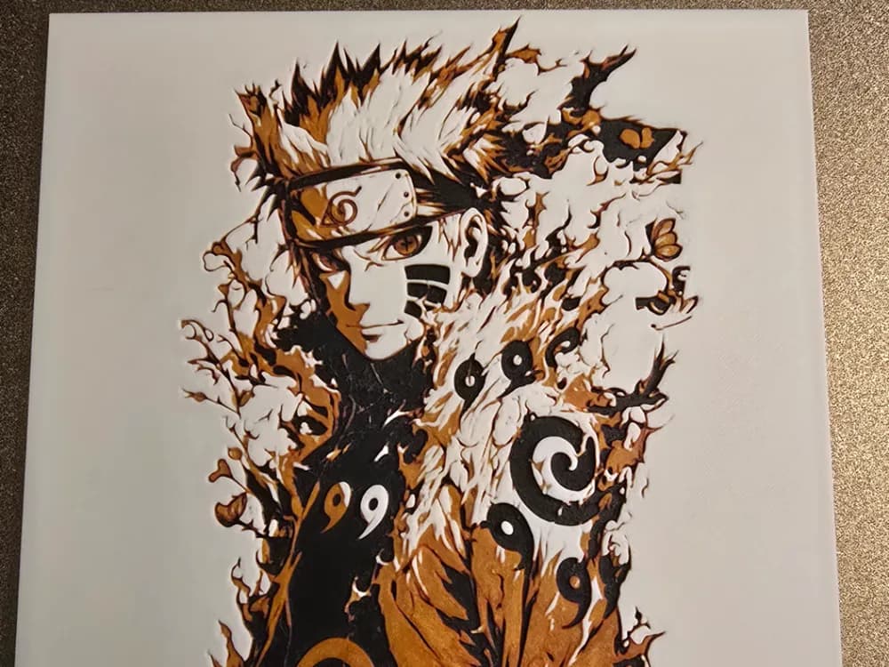 Naruto by 3D-Mentiel HueForge model: Naruto by 3D-Mentiel