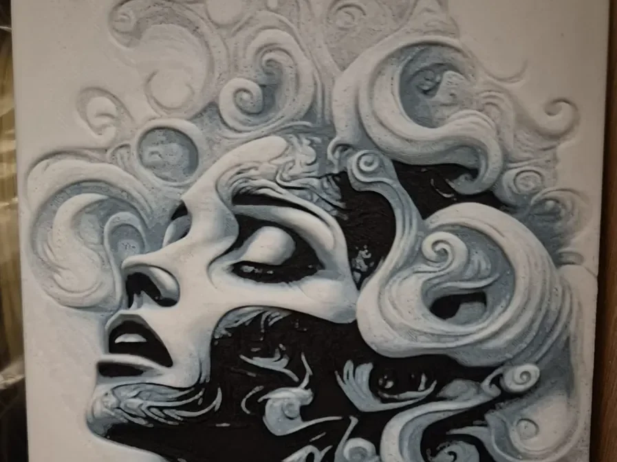 Head in the Clouds hueforge by Buntsta HueForge model: Head in the Clouds hueforge by Buntsta