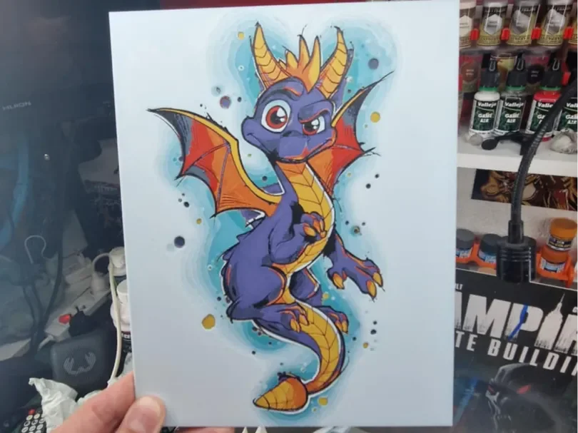 Spyro Hueforge - Spyro the Dragon by Dakiren HueForge model: Spyro Hueforge - Spyro the Dragon by Dakiren