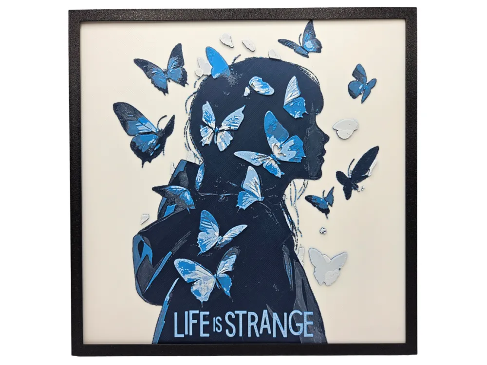 Life Is Strange by BusyKikiBee HueForge model: Life Is Strange by BusyKikiBee