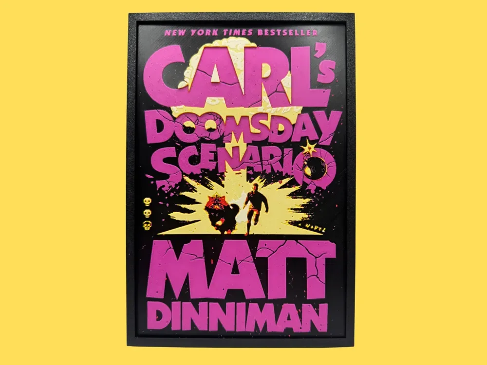 Dungeon Crawler Carl - Book #2 - Matt Dinniman by Canadian Gamer HueForge model: Dungeon Crawler Carl - Book #2 - Matt Dinniman by Canadian Gamer