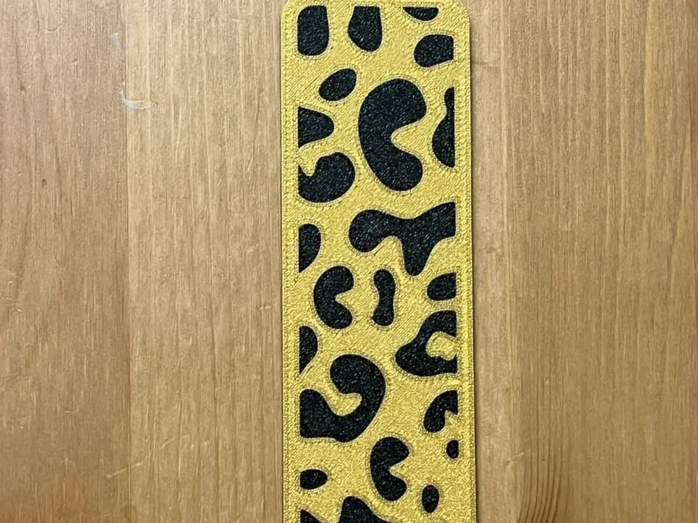 leopard bookmark by Morganja HueForge model: leopard bookmark by Morganja