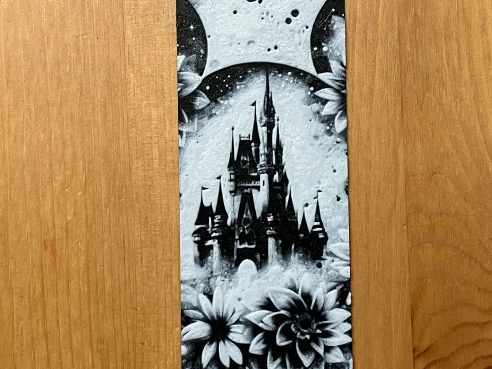 Disney castle bookmark by Morganja HueForge model: Disney castle bookmark by Morganja