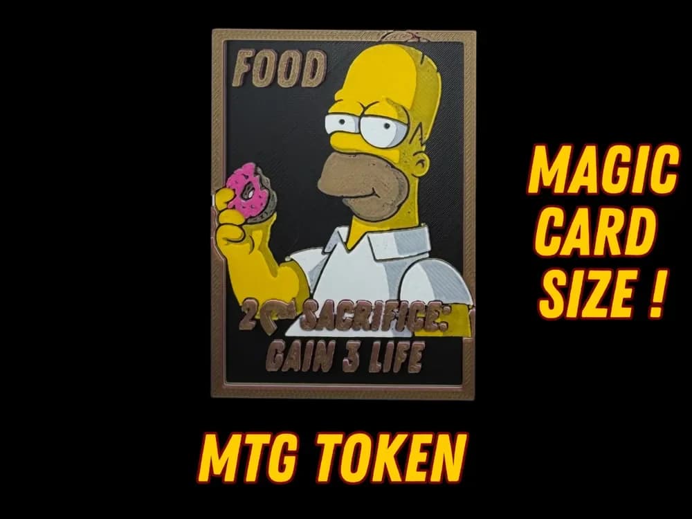 Food Token - Donut - Magic the Gathering Food Token - Donut - Magic the Gathering