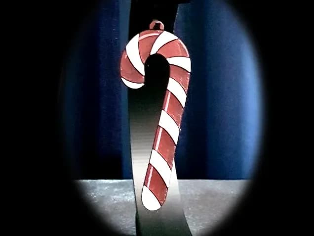 Candy Cane Ornament by Dame Jo HueForge model: Candy Cane Ornament by Dame Jo