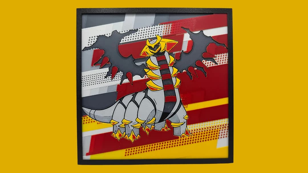 Giratina by Canadian Gamer HueForge model: Giratina by Canadian Gamer