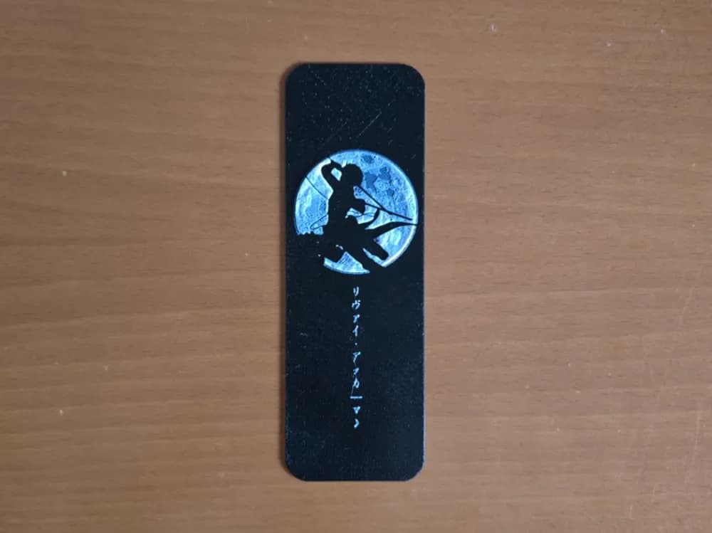 Attack On Titan Bookmark by Atrus Design HueForge model: Attack On Titan Bookmark by Atrus Design