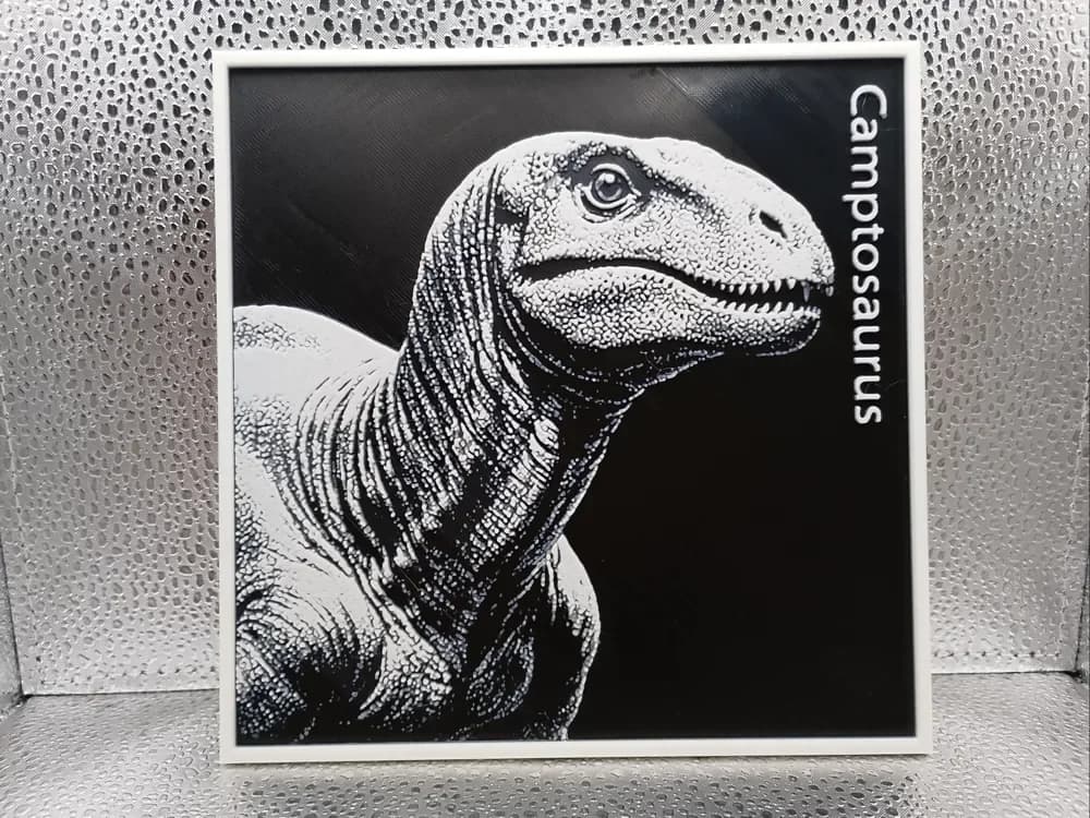 Camptosaurus - Hueforge by Borishotch Industries HueForge model: Camptosaurus - Hueforge by Borishotch Industries