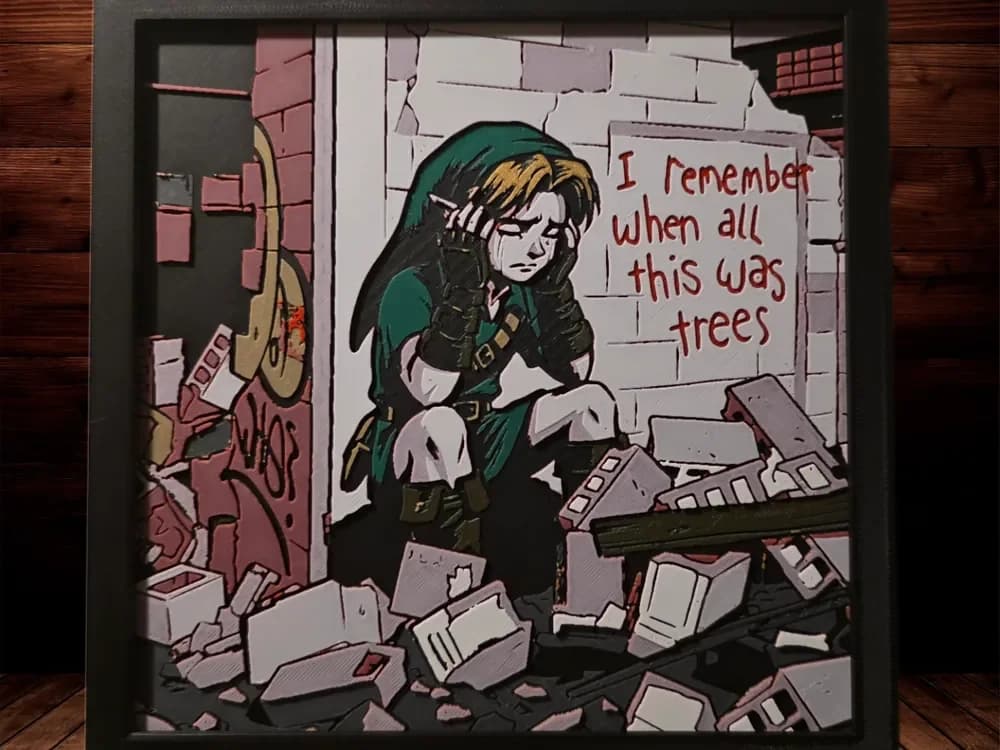 Banksy/Gaming Set - Legend of Zelda - Link Banksy/Gaming Set - Legend of Zelda - Link