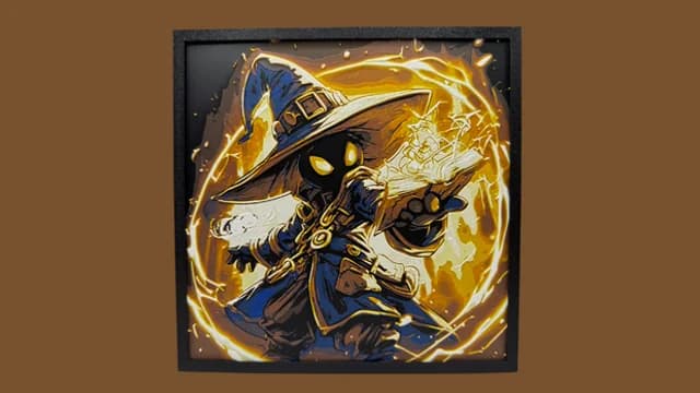 Vivi Ornitier - Final Fantasy Black Mage - Hueforge by Canadian Gamer HueForge model: Vivi Ornitier - Final Fantasy Black Mage - Hueforge by Canadian Gamer