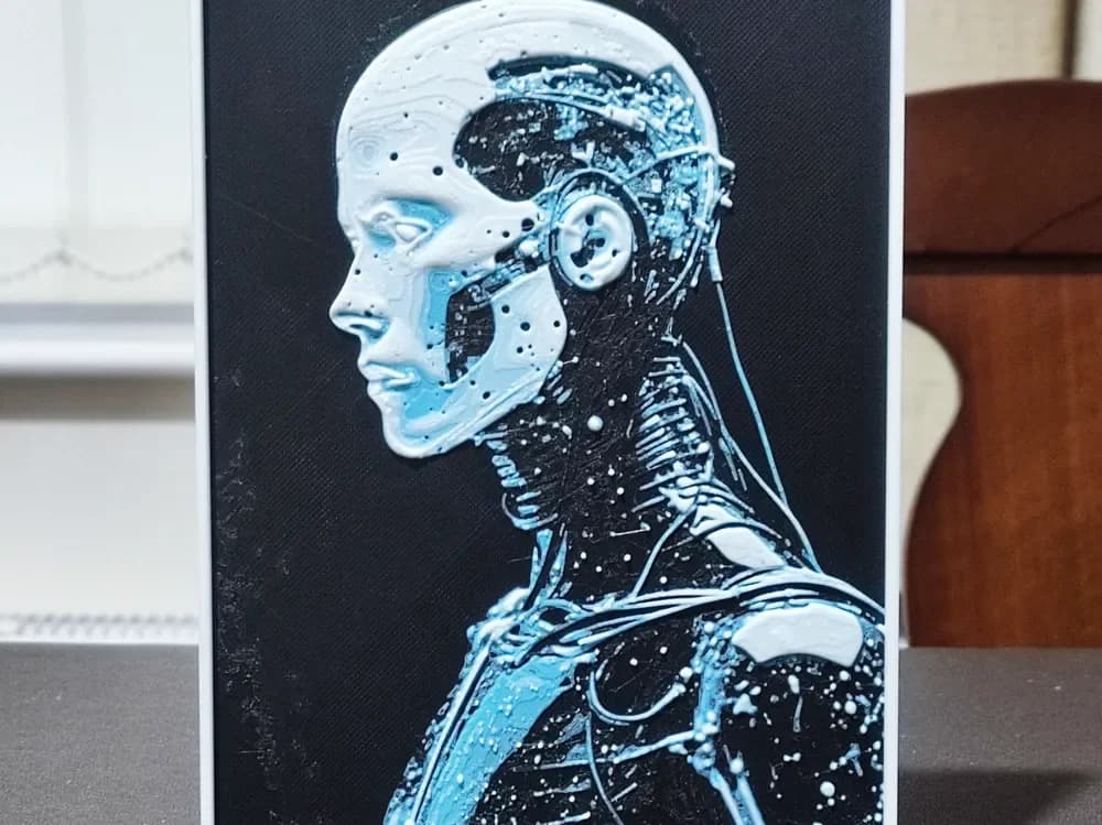 HueForge model: I Robot / Ex Machina - HueForge 3 Color by BoDad