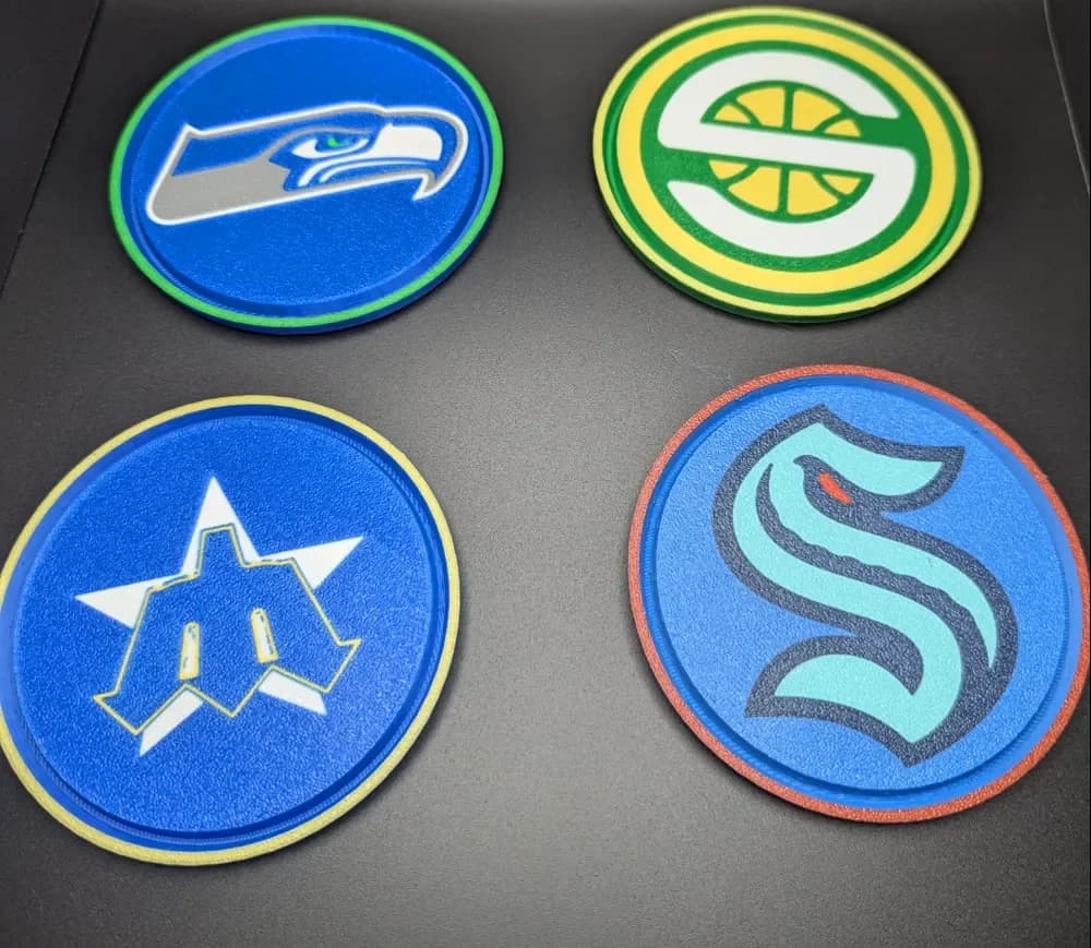Seattle Sports Coasters
