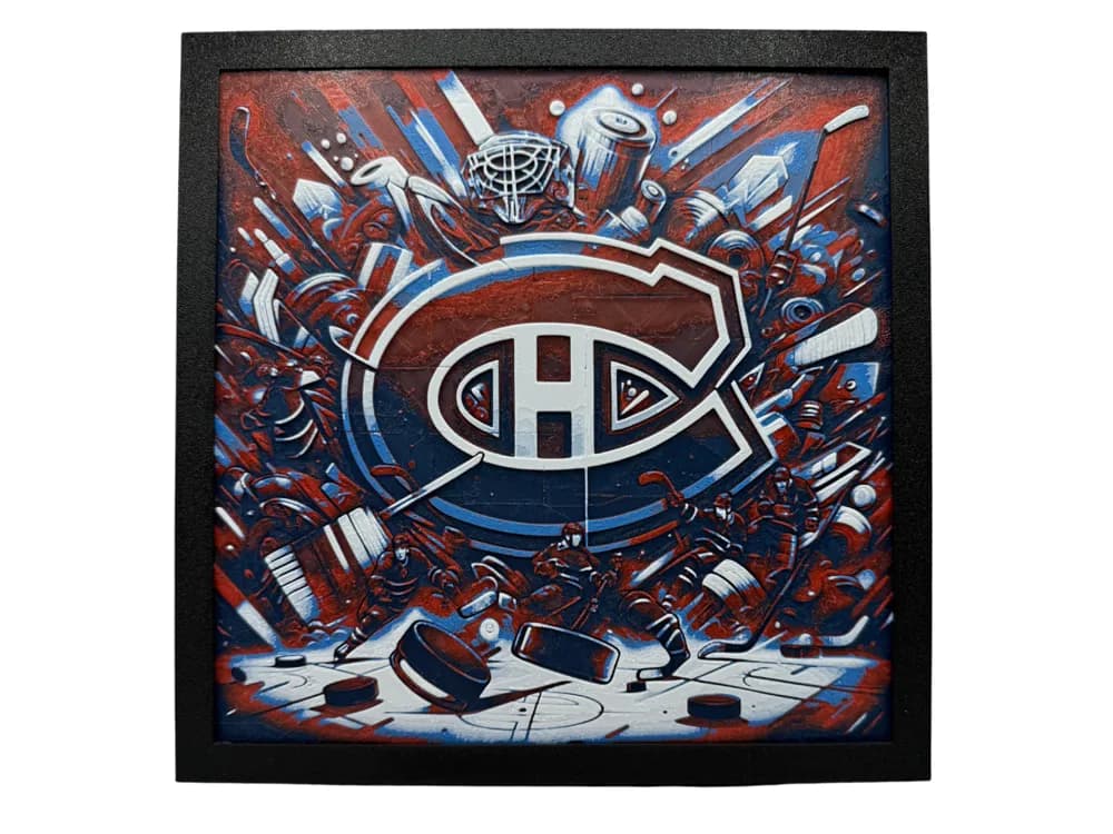Montreal Canadiens - NHL Hueforge by Canadian Gamer HueForge model: Montreal Canadiens - NHL Hueforge by Canadian Gamer