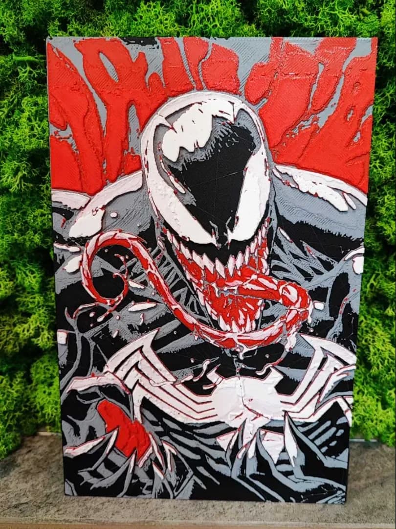 We are Venom by Garuda3D HueForge model: We are Venom by Garuda3D