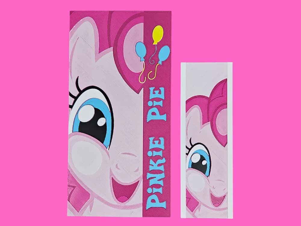 Pinkie Pie by BusyKikiBee HueForge model: Pinkie Pie by BusyKikiBee