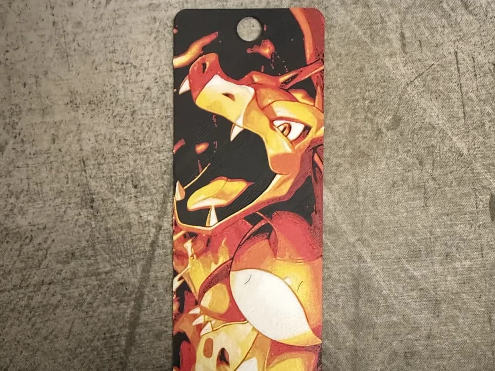 Charizard Bookmark by Loupes HueForge model: Charizard Bookmark by Loupes