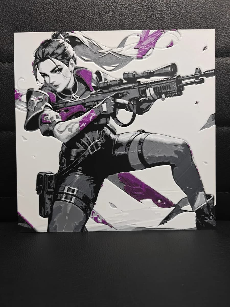 Reyna Valorant by TheHueforgeLady HueForge model: Reyna Valorant by TheHueforgeLady