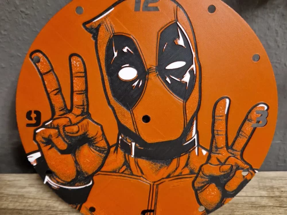 Deadpool Clock Deadpool Clock