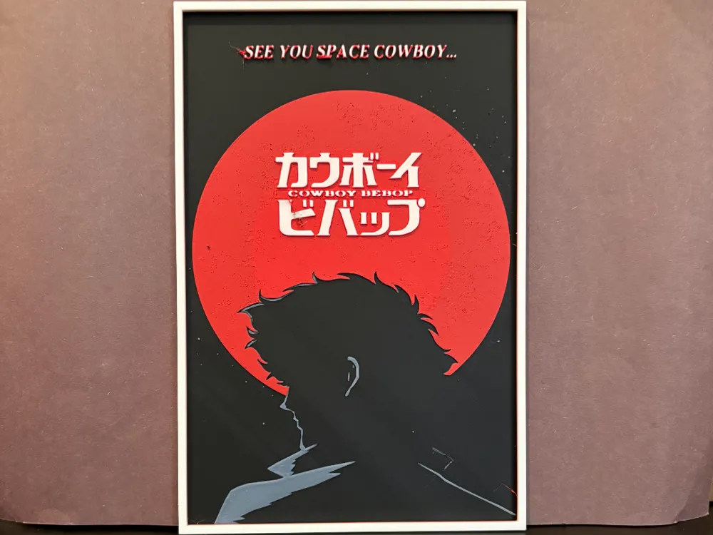 Cowboy Bebop - Spike Space Cowboy Hueforge Cowboy Bebop - Spike Space Cowboy Hueforge