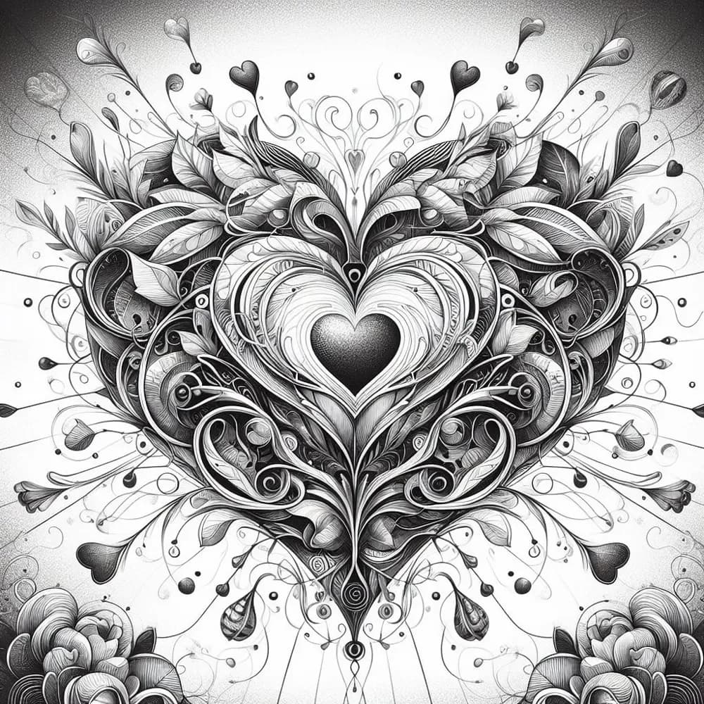 Valentines Heart Hueforge Art NO AMS Needed by RP47 Designs HueForge model: Valentines Heart Hueforge Art NO AMS Needed by RP47 Designs