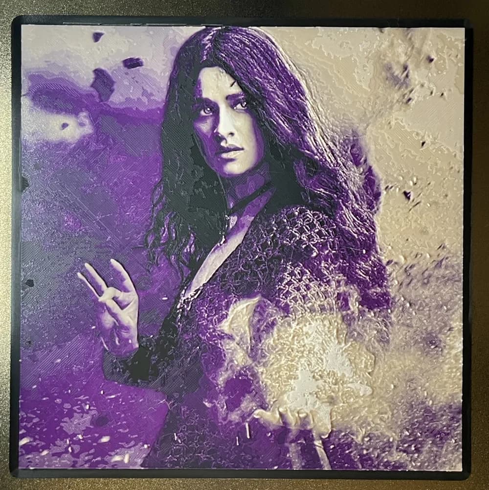 Yennefer in Purple - Hueforge Print Yennefer in Purple - Hueforge Print