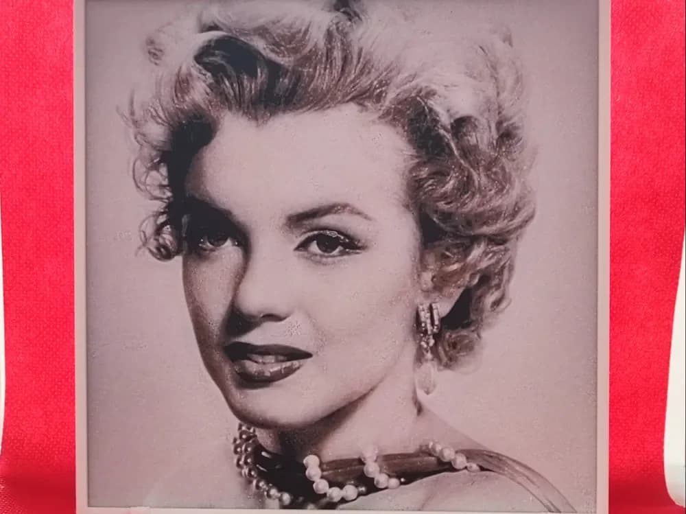 HueForge model: Marilyn Monroe - HueForge 3 Color by BoDad