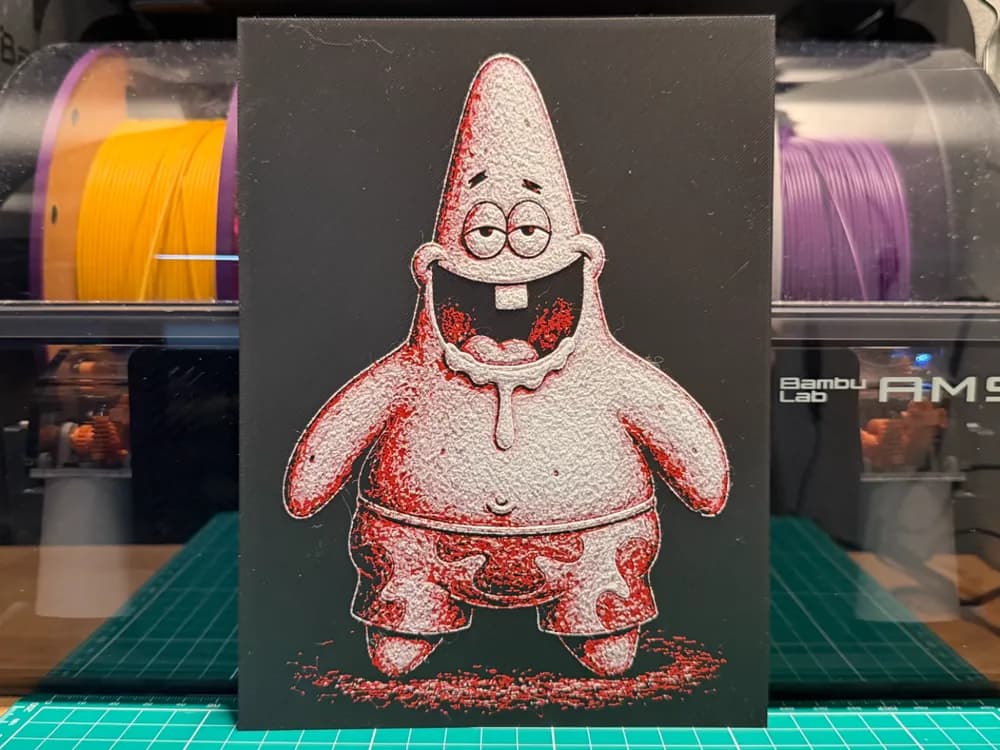 Patrick HueForge by liv_3d HueForge model: Patrick HueForge by liv_3d