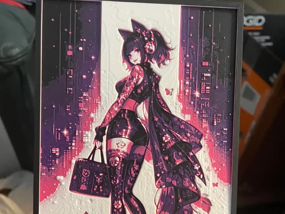 Cat Ears Runway Model Hueforge by Advancedtechworldwide HueForge model: Cat Ears Runway Model Hueforge by Advancedtechworldwide