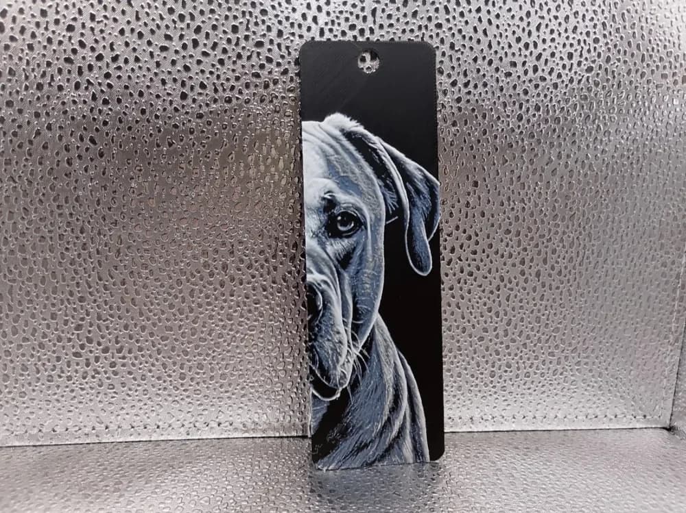 Alabai Bookmark – Hueforge by Borishotch Industries HueForge model: Alabai Bookmark – Hueforge by Borishotch Industries