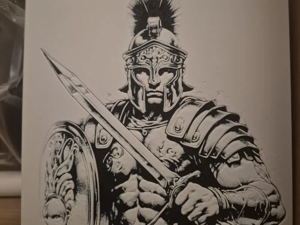 The Gladiator hueforge by Buntsta HueForge model: The Gladiator hueforge by Buntsta