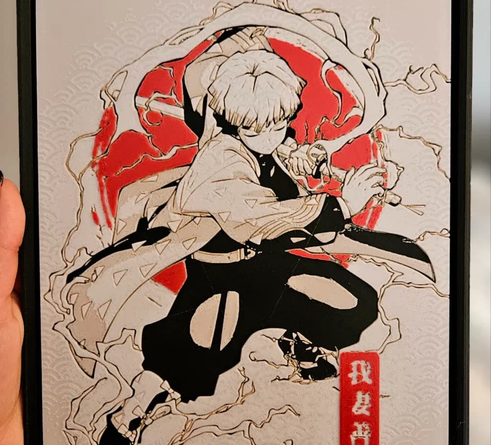 Zenitsu Agatsuma - Demon Slayer (HueForge) Zenitsu Agatsuma - Demon Slayer (HueForge)