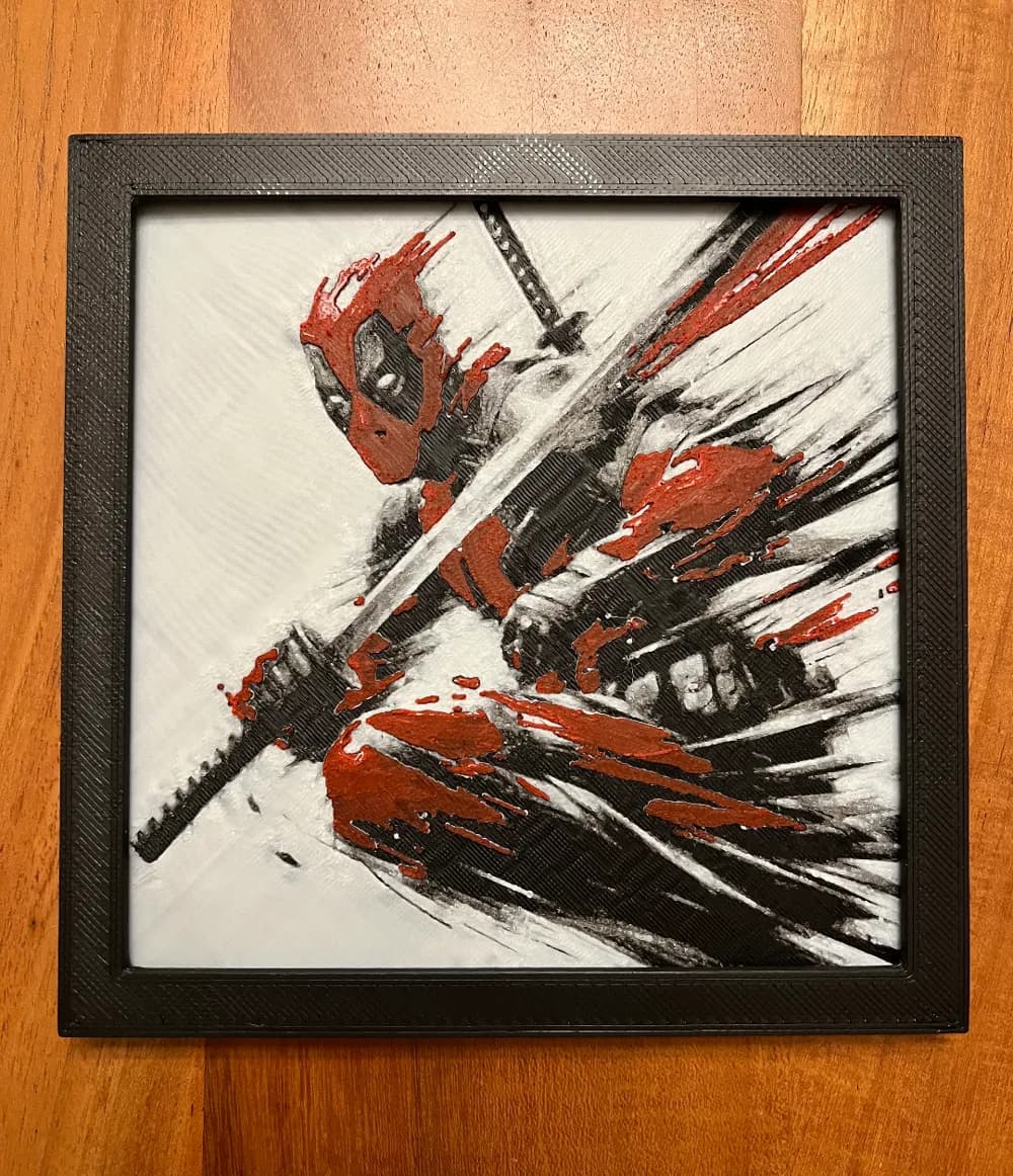 Abstract Deadpool with Sword