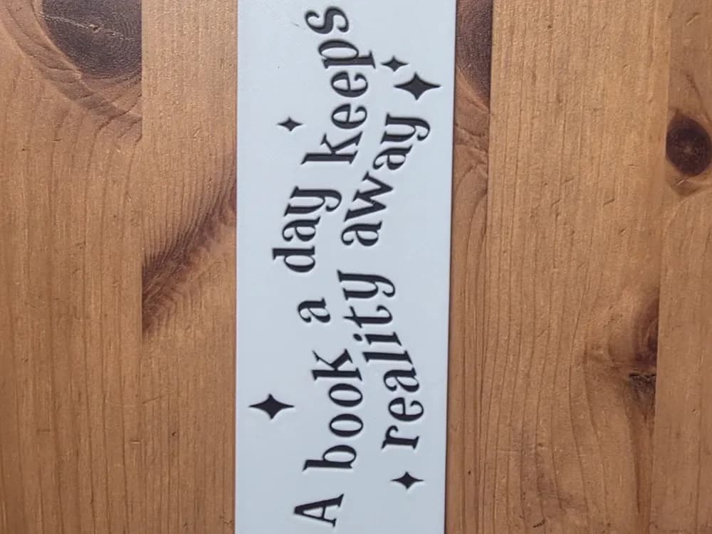 A Book A Day Bookmark by Morganja HueForge model: A Book A Day Bookmark by Morganja