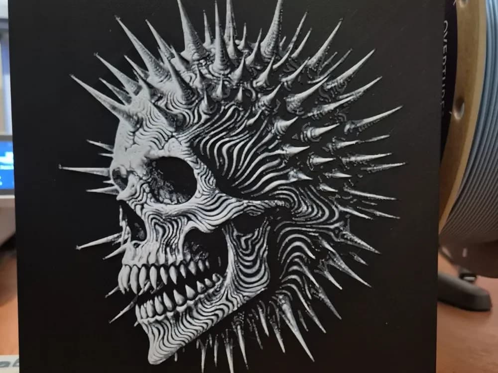 skull spike hueforge by Buntsta HueForge model: skull spike hueforge by Buntsta