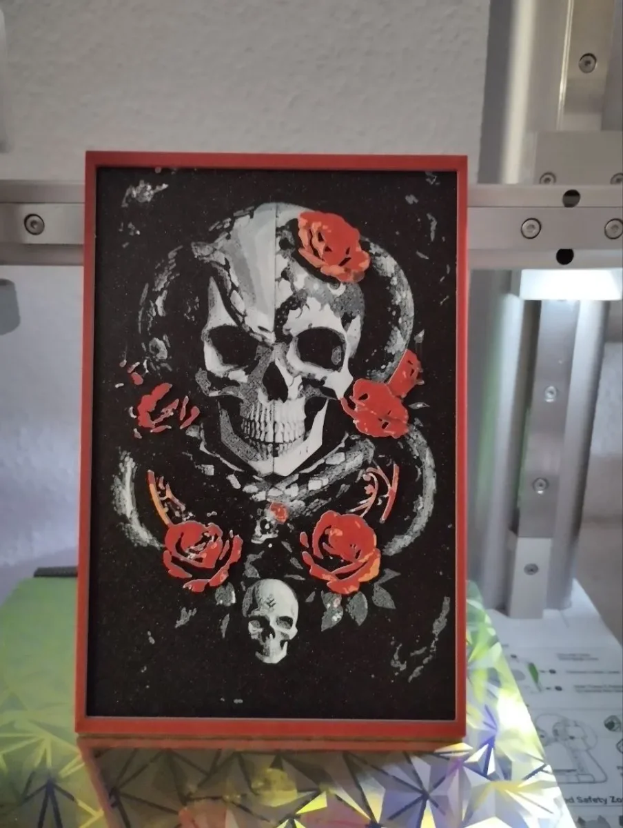 SKULL by FYTY112 HueForge model: SKULL by FYTY112