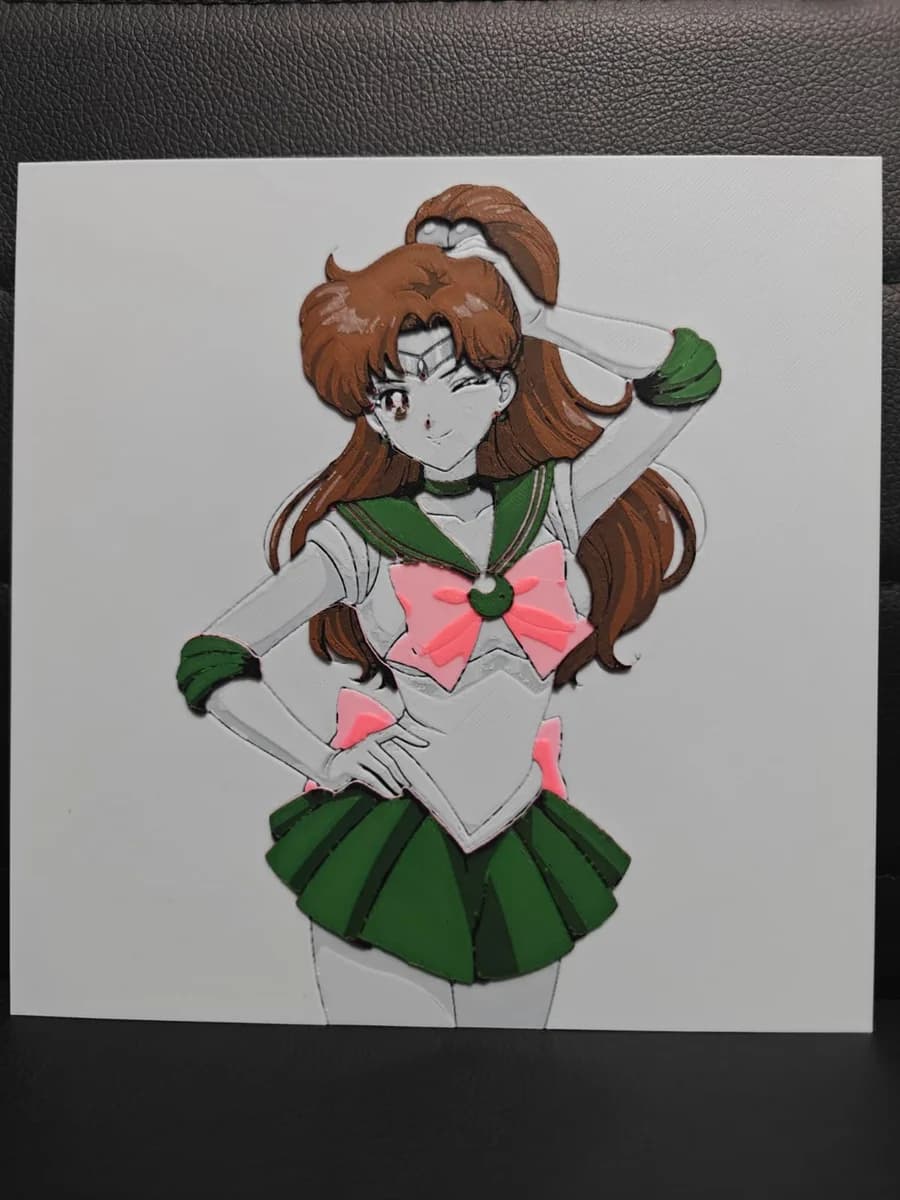 Sailor Jupiter by TheHueforgeLady HueForge model: Sailor Jupiter by TheHueforgeLady