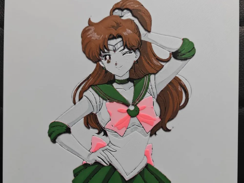 Sailor Jupiter by TheHueforgeLady HueForge model: Sailor Jupiter by TheHueforgeLady