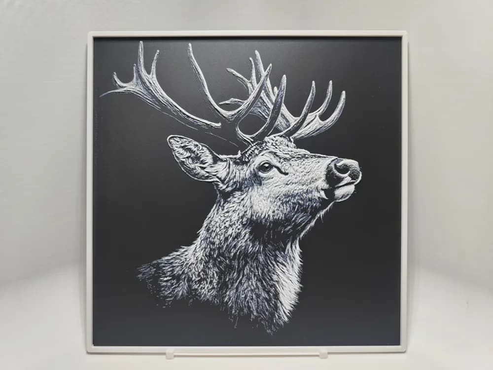 Reindeer - Hueforge by BeaN HueForge model: Reindeer - Hueforge by BeaN