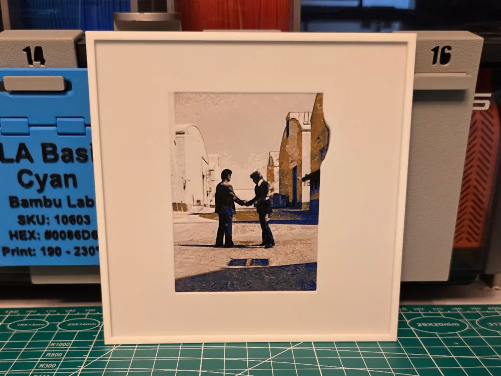 Pink Floyd "Wish You Were Here" Album - Hueforge Pink Floyd "Wish You Were Here" Album - Hueforge