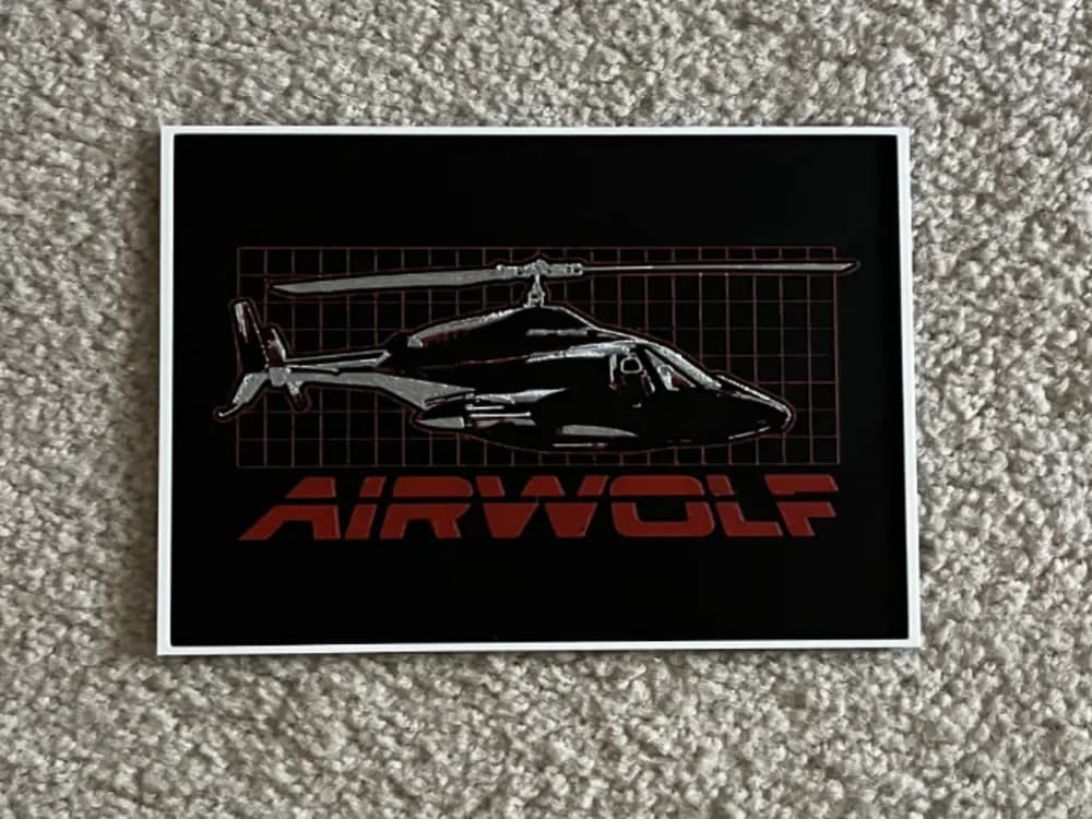 Airwolf Hueforge by Estiv HueForge model: Airwolf Hueforge by Estiv