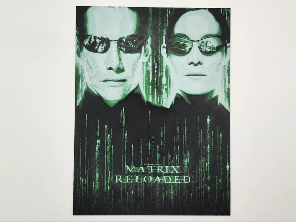 Matrix reloaded - Hueforge by Altf4-Formation HueForge model: Matrix reloaded - Hueforge by Altf4-Formation