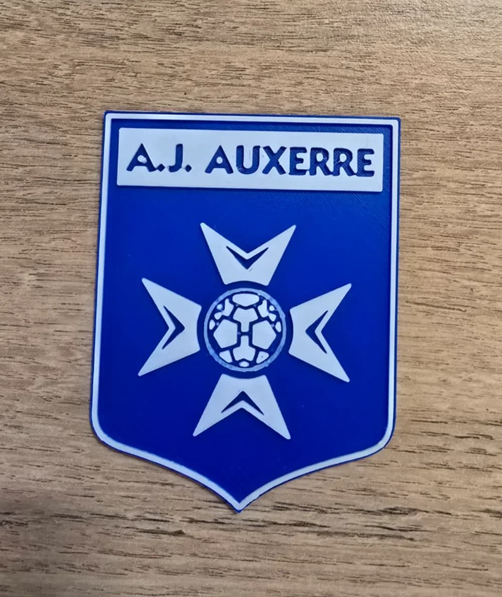 Auxerrois Youth Association Logo by Kactus Fpv HueForge model: Auxerrois Youth Association Logo by Kactus Fpv