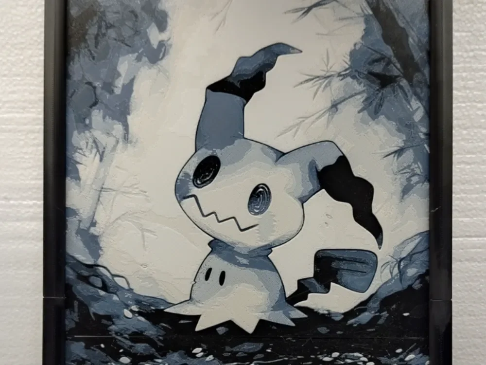 Pokemon Mimikyu by Asgar3D HueForge model: Pokemon Mimikyu by Asgar3D