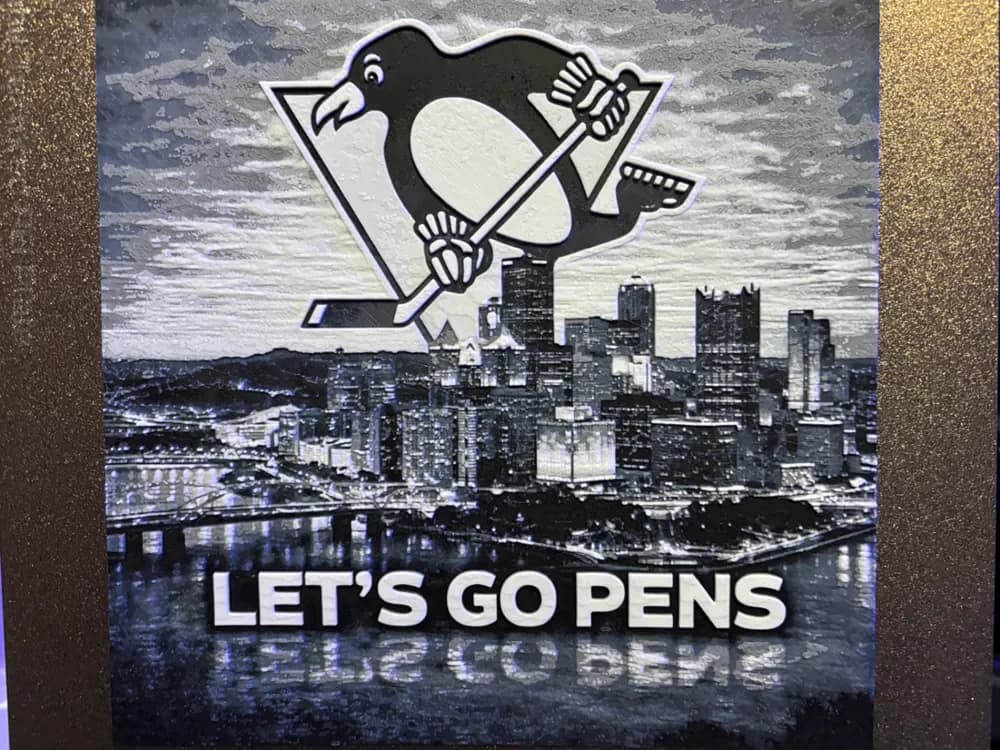 Pittsburgh Penguins Skyline NHL Hueforge Pittsburgh Penguins Skyline NHL Hueforge