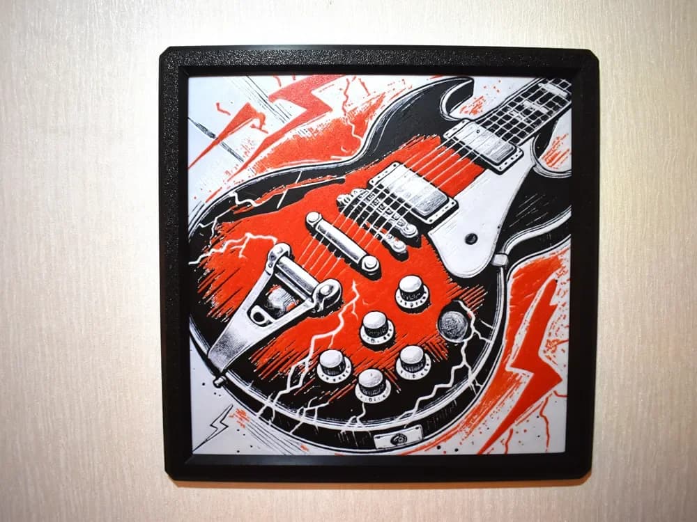 HueForge model: Guitar Hueforge by Chris B